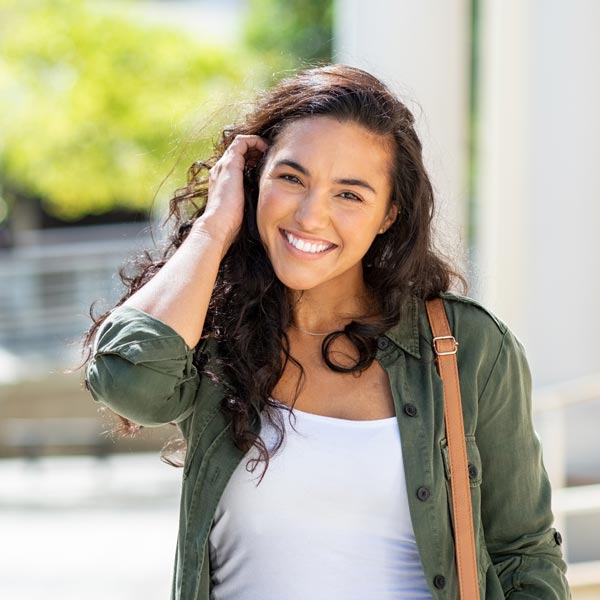 smiling young woman