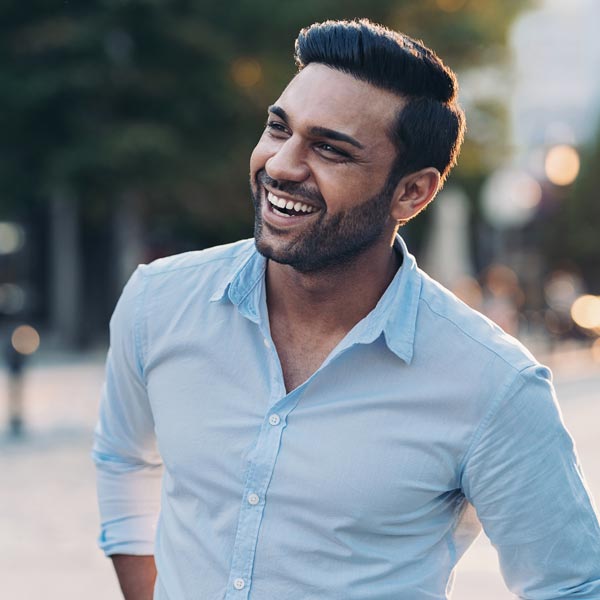 smiling young man