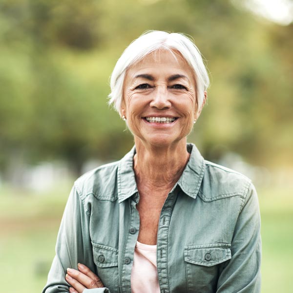 smiling senior woman