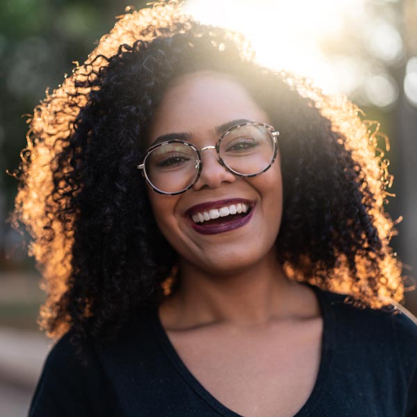 smiling young woman